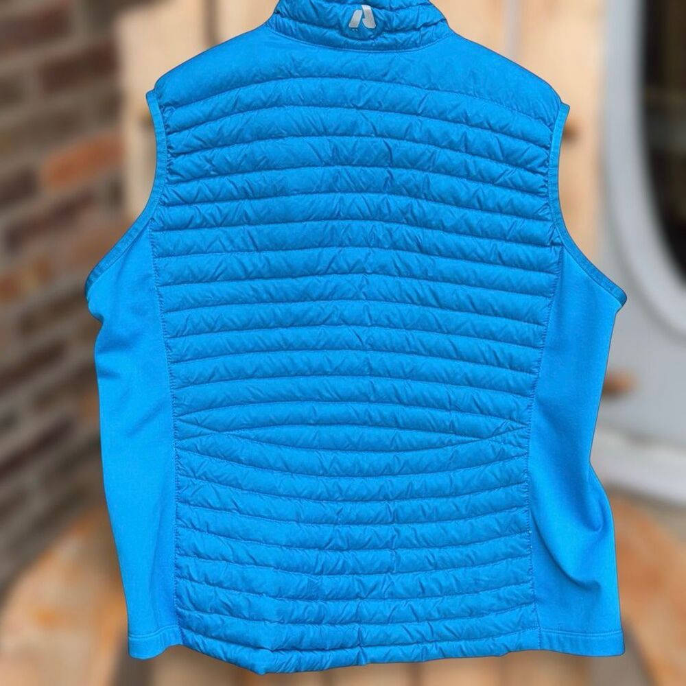 Eddie Bauer Goose Down Storm Down 800 Blue Vest Women's size XL - Picture 2 of 10